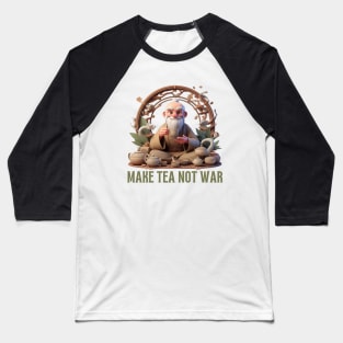 MAKE TEA NOT WAR - UNCLE IROH Baseball T-Shirt